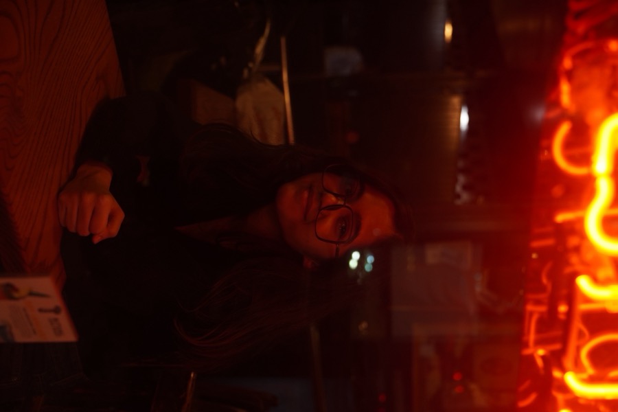 Tanvi at Giordano's in Chicago