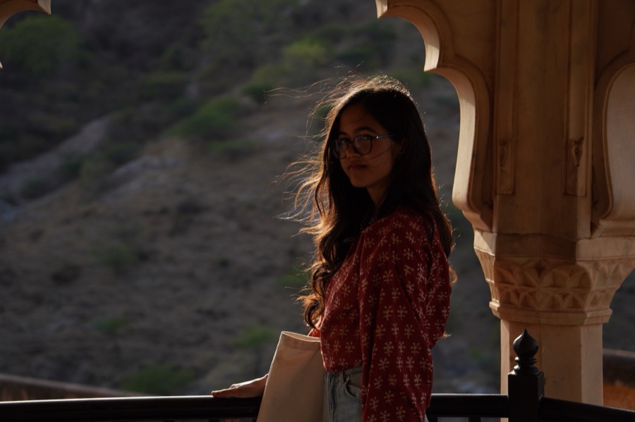 Tanvi in some palace in Udaipur